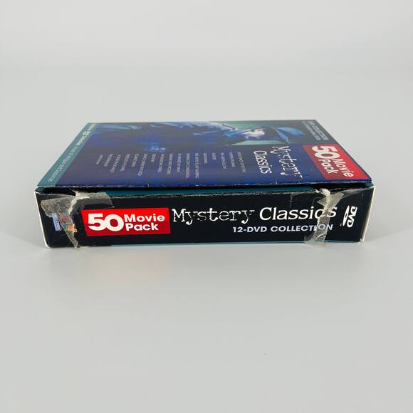 Mystery Classics 50 Movie Pack 12-DVD Collection - Good Used Condition - Picture 6 of 15